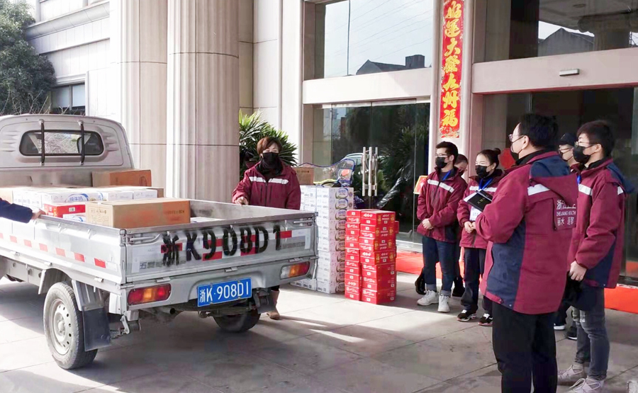 抗擊疫情，浙江正達環(huán)保向蓮都區(qū)衛(wèi)健委和疾控中心捐贈物資(圖2)
